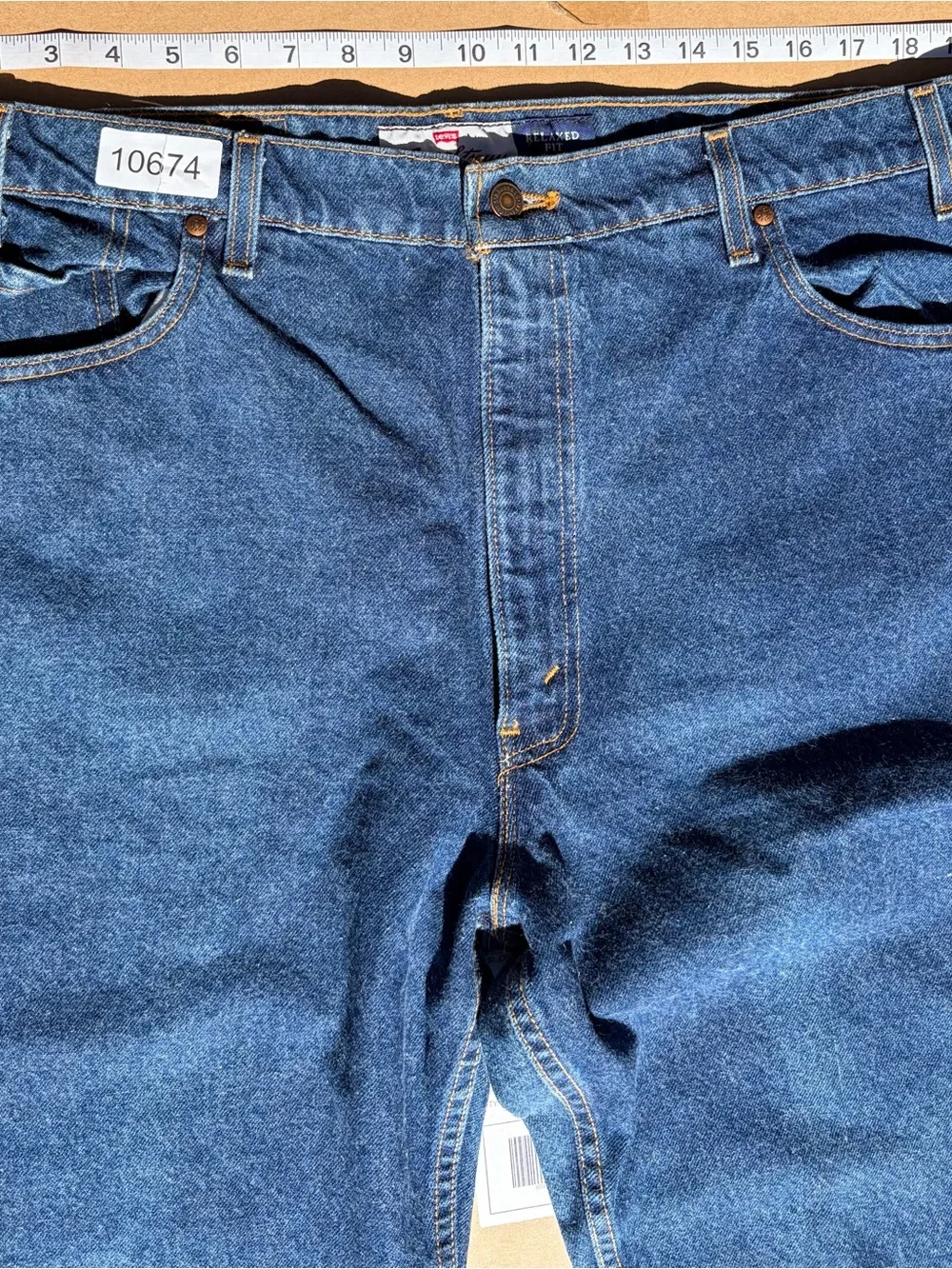 Levi's Relaxed Fit 540 Made in USA Med WashJeans 40x30